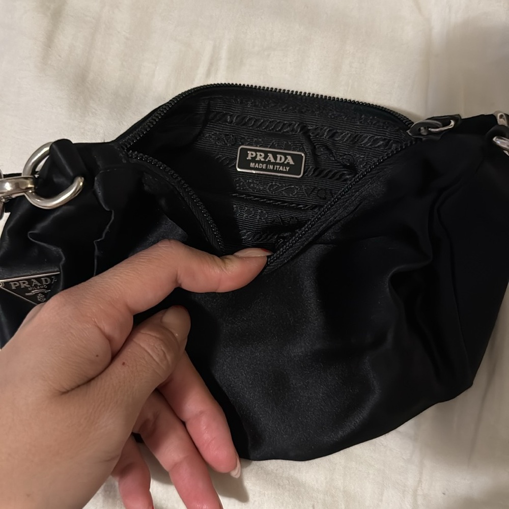 Satin mini Prada bag - Picture 2 of 3